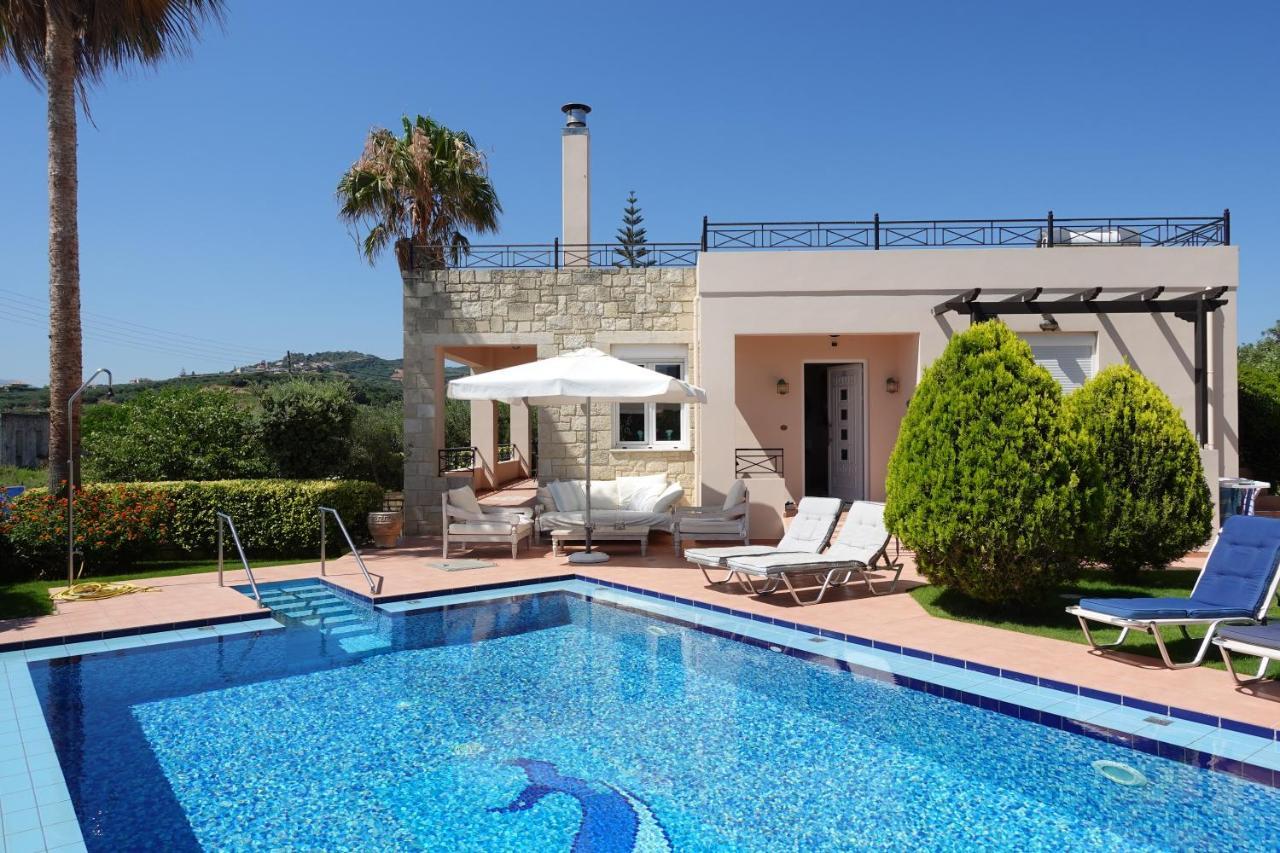 Villa With Pool And Ocean Wiews Kolimbari, Chania. 科林瓦里奥 外观 照片